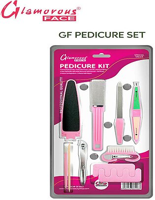 Glamorous Face Pedicure, Manicure Set Card Nail Clippers Kit Pedicure Care Tools, Mani Pedi Kit.