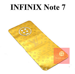 Infinix Note 7 Back Protector Gold