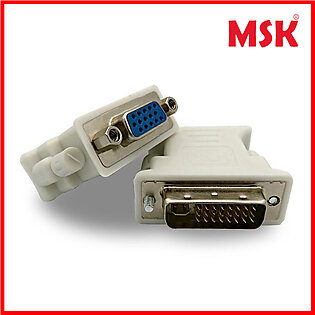 MSK DVI to VGA Converter 24+15 Connector