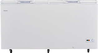 Haier 20 Cu Ft/turbo Cool/twin Door/hdf-545 Dd (100 Hour Cooling Retention/ 30% Fast Freezing/ Wide Voltage/ -28 C Cooling Depth ) White Colour Deep Freezer/10 Years Warranty