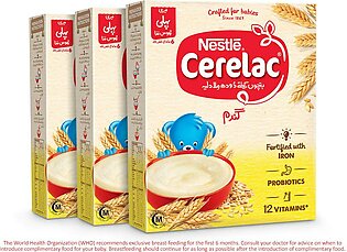 Nestle Cerelac Wheat(175g Pack Of3)