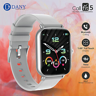 Dany Smart Watch, Call Fit 5 Bluetooth Smart Watch, Waterproof Smart Display Health Fitness Tracker Watch, Sports Watch, Smart Wristwatch, Fitness Monitor Smartwatches For Android And Ios, Heart Rate Sleep Monitor Activity Tracker Watch For Men & Women
