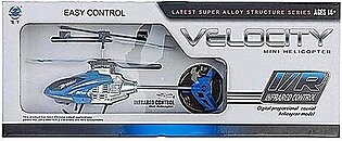 Remote Control Velocity Helicopter - Blue By Hk Dealer