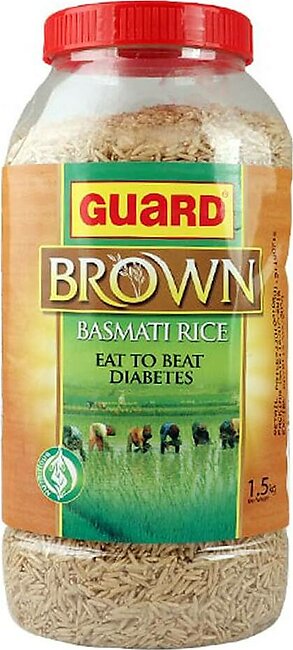 Guard Brown Basmati Rice 1.5kg Jar