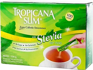 Tropicana Slim Stevia Diet Sticks 100 Sticks