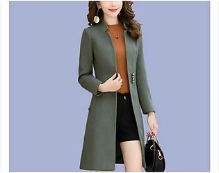 New Winter Long Trendy Fleece Coat For Girls & Women