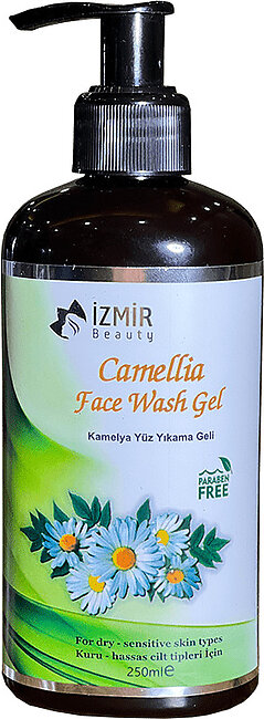 Izmir Beauty Herbal Camellia Face Wash Gel For Dry Skin And Acne 250ml