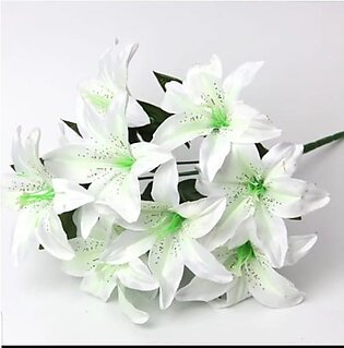 Sunflower Bunch Artificial Flowers Floral Decor For Home And Office Decorations Sun Flower-white