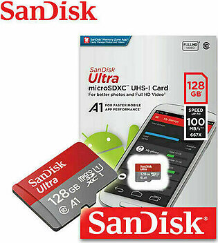 Sandisk Extreme Microsdxc Uhs- Micro Sd - 128gb Memory Card - 5 Years Warranty - Class 10 - 95mb/s Speed