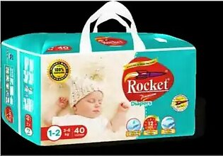 Rocket Premium Diaper 40 Pes 1-2 Size