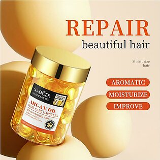 Sadoer Argan Oil Vitamin Serum Capsule , Repair Damaged Hair Care Capsules 1*30pcs Sd74237