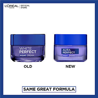 LOreal Paris Aura Perfect Night Cream 50 ML - For Brighter Skin