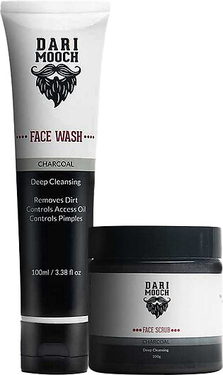 Charcoal Facewash + Charcoal Scrub