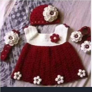 Crochet Dress For Girls / Babies Cute Birthday Dress / Newborns Clothing