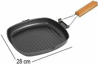 Square Grill Pan, Non Stick Square Grill Pan Fryingpan 20cm 24cm 28cm, Cast-iron Grill Pan,