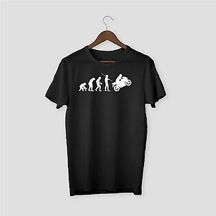 Evolution Of Motorbike T-shirt Funny Motorcycle Lover Tee Motorcyclist Motorbike Shirt Great Present Idea For Bikers Hobby