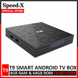 Android Tv Box T9 4gb 64gb Android 9 - 4k Smart Tv Box