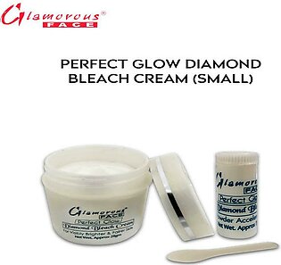 Glamorous Face Perfect Glow Diamond Bleach Cream, Extra Strength Cream Bleach, For Visible Brighter & Fairer Skin 28gram.