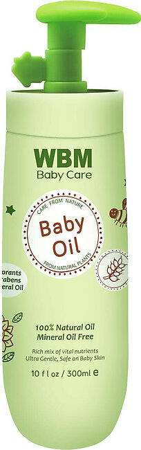 Wbm Baby Oil - 300 Ml, Vitamin E Baby Massage Oil