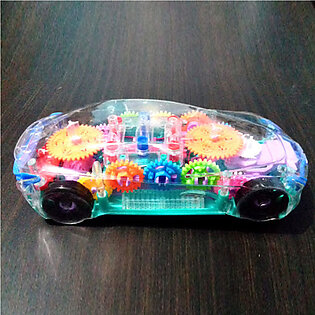 Transparent Concept Racing Car With Light & Sound Toys for Kids