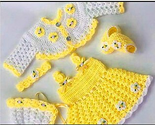 Customizable Baby Girl Cute Dress / Woolen Dress / Frock