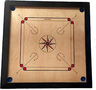 Wooden Carom Board Large Size 32x 32 Inch .with Coins,striker, Full Game.top Quality Carrom Board