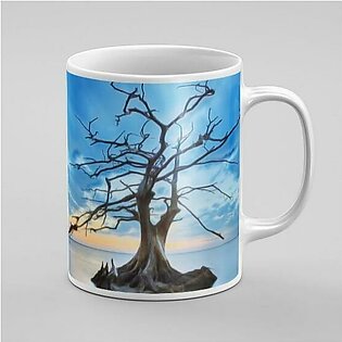 Coffee Mug / Tea Cup - Luxury Blue Beautiful Light Moon - Mug With Art - Skinlee-483-4-1