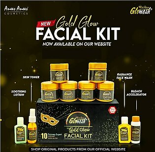 Glomesh Gold Facial Kit Box