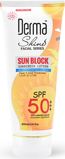 Derma Shine Sunblock (SPF 50) - 200 ML
