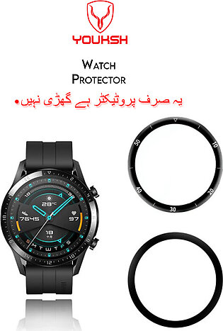 YOUKSH Huawei Watch GT 2 46mm - Watch Screen Protector - Ultra-thin Screen Protector - With Installation Kit - For Huawei Watch GT 2 46mm.