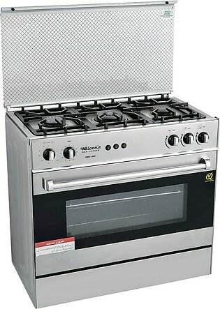 Welcome 3 Burner 34" Gas Cooking Range WC-4500 - Grey and Black