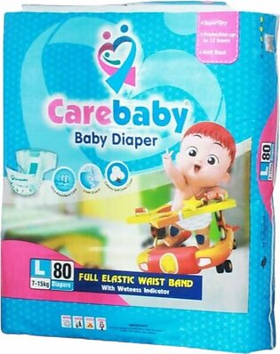 Carebaby Baby Diaper Mega Pack Large Size (80pcs)