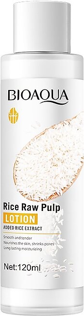 Bioaqua Official Rice Raw Pulp Moisturizing Lotion 120ml Bqy83888