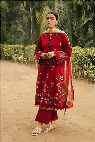 Zara Shahjahan Fall Collection, 3 Piece Unstitched Suit For Women - Z22-7b
