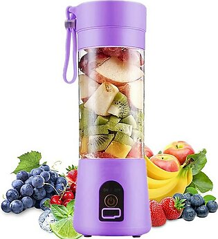 KS Portable Blender, Personal Blender, 6 Blades USB Rechargeable Juicer, Electric USB Rechargeable Juicer Cup, Fruit Mixing Machine Home,BBQ,Travel