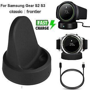 Wireless Charger For Samsung Gear S3 S2 Smart Watch Charging Base Dock For Gear S3 S2 Classic High Quality Chargers-With Cable