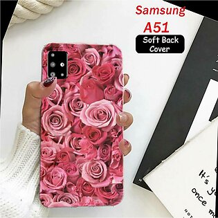 Samsung A51 Mobile Cover Case - Floral Soft Back Cover Case