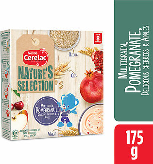 Baby Food - NESTLE CERELAC Nature's Selection (Multigrain,Pomegranate, & Cherries) 175g