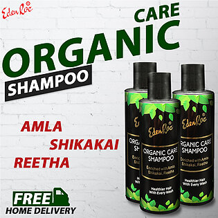 Eden Roc Organic Care Herbal Shampoo Pack of  3 Get Rs.125 Off