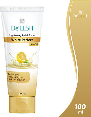 De’Lesh Lemon Face Wash (Whitening Facial Foam)