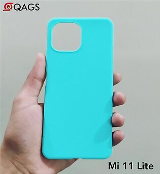 QAGS Xiaomi Mi 11 Lite / Mi 11 Lite 5G NE Matte Soft Tpu Case Silicone Ultra Thin Back Cover Multi Color
