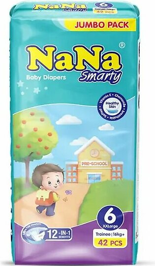 Nana Smarty Baby Diaper Size 06 (42 Pieces)