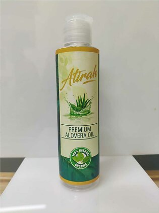 Atirah Aloe Vera Oil: Organic Cold-pressed Oil For Hair Loss, Dry Scalp, And Nourishing Hair Care Along With Edible Goodness For Healthy Scalp, Growth, And Wellness