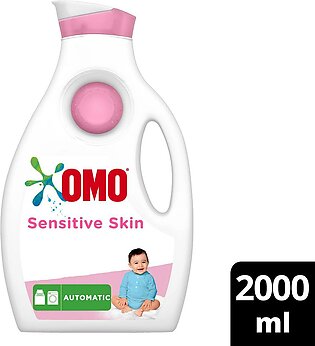 Omo Liquid Laundry Detergent Concentrated Sensitive Skin 2 Ltrs