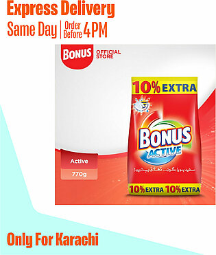 Bonus Active 770g - Detergent Washing Powder