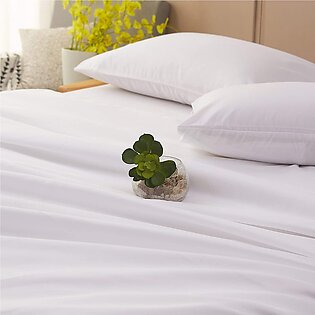 King Size Pure Cotton Plain Solid Color Flat Bed Sheet Set (12 Colors) Beddy's Studio