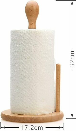 Kitchen Bathroom Toilet Roll Holder of Wooden Kitchen Tissue Box Storer, 2 Models, 32 * 17.2Cm