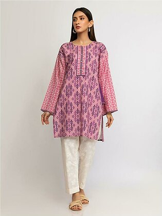 Salitex Stitched 1 Piece Printed Kurta Shirt For Girls And Women Khaddar Ready To Wear - Collection: Casual Pret - Design Sku: Ex-w22-j-006xs