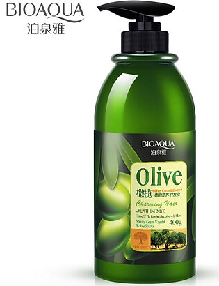 Bioaqua Olive Hair Conditioner Repair Damaged Hair Care Deep Conditioner 400g