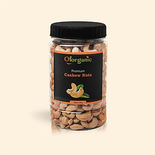 Olorganic Premium Cashews (Kaju) - 480 Grams (Dry Fruits)